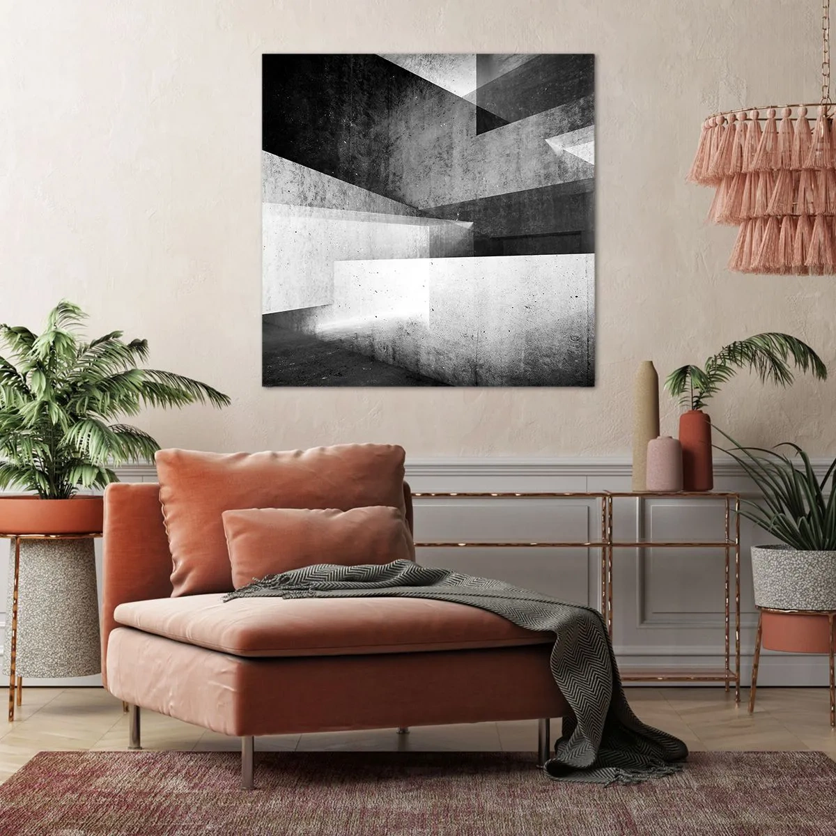 Cuadro sobre lienzo - Impresión de Imagen - La estructura del espacio - 30x30 cm