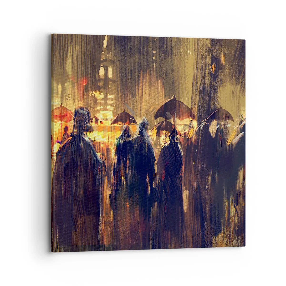 Cuadro sobre lienzo - Impresión de Imagen - Seguidores de la lluvia - 70x70 cm