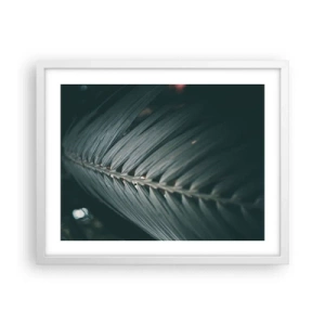 Póster en marco blanco - La precisión de la naturaleza - 50x40 cm