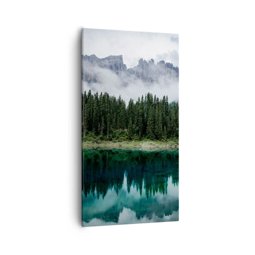 Cuadro sobre lienzo - Impresión de Imagen - Calla, calla, no despertemos al agua dormida.... - 55x100 cm