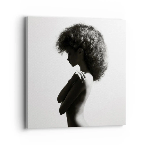 Cuadro sobre lienzo - Impresión de Imagen - Como una flor en un tallo delgado - 30x30 cm