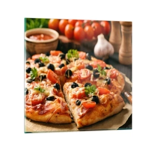 Cuadro sobre vidrio - Impresiones sobre Vidrio - Delicioso aroma - 30x30 cm