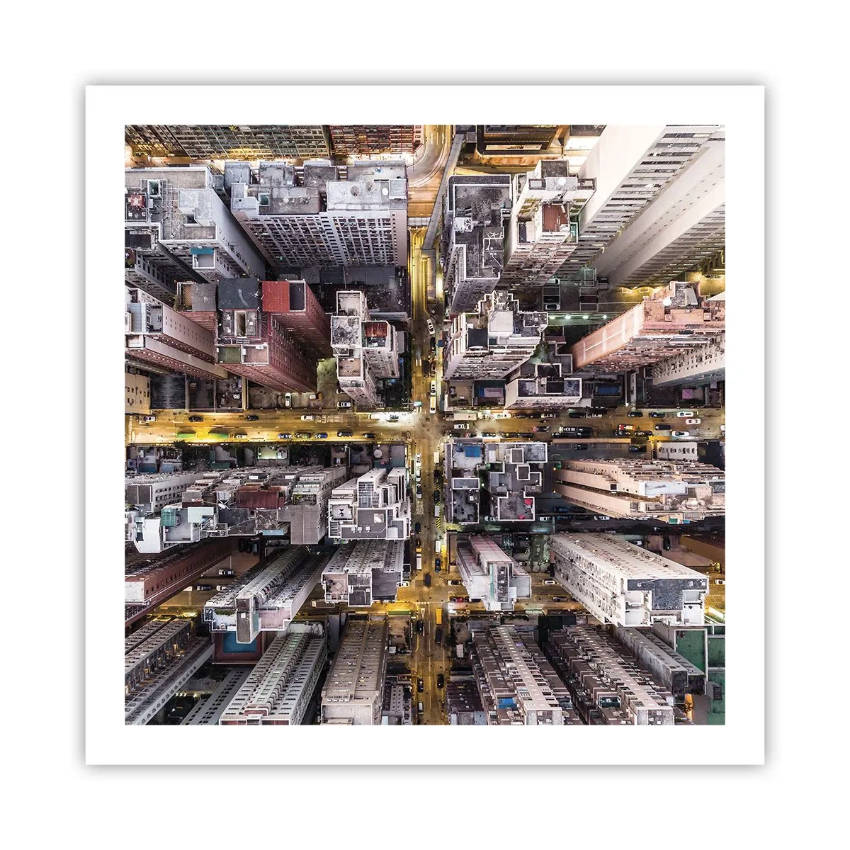 Póster - Saludos desde Hong Kong - 60x60 cm