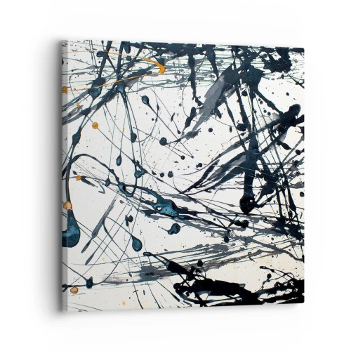Cuadro sobre lienzo - Impresión de Imagen - Abstracción expresionista - 30x30 cm