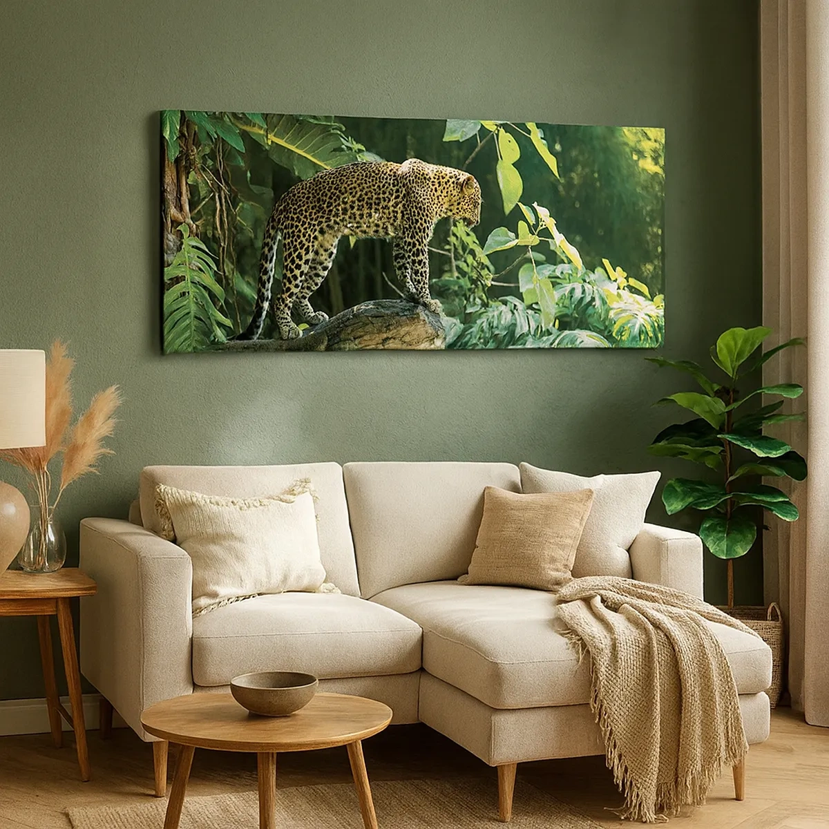 Cuadro sobre lienzo - Impresión de Imagen - ¿A la caza? - 30x30 cm