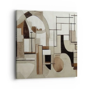 Cuadro sobre lienzo - Impresión de Imagen - Paisaje urbano 2.0 - 40x40 cm