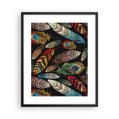 Póster en marco negro - Carnaval de las aves - 40x50 cm