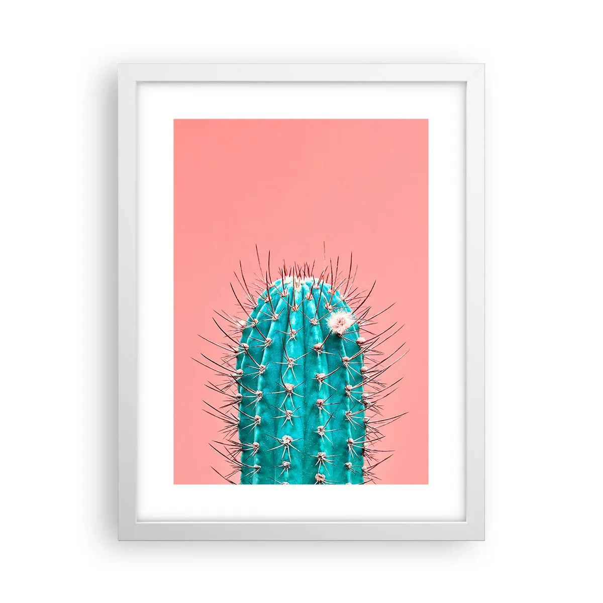 Póster en marco blanco - Se mira, pero no se toca - 30x40 cm