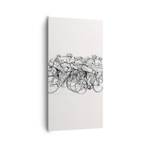 Cuadro sobre lienzo - Impresión de Imagen - Juntos como un equipo - 65x120 cm