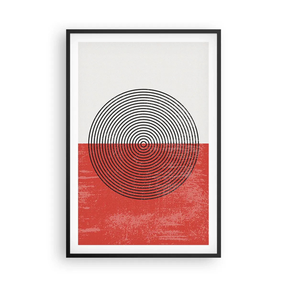 Póster en marco negro - En el corazón de la misma - 61x91 cm