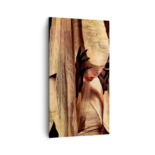 Cuadro sobre lienzo - Impresión de Imagen - Entre el bien y el mal - 45x80 cm