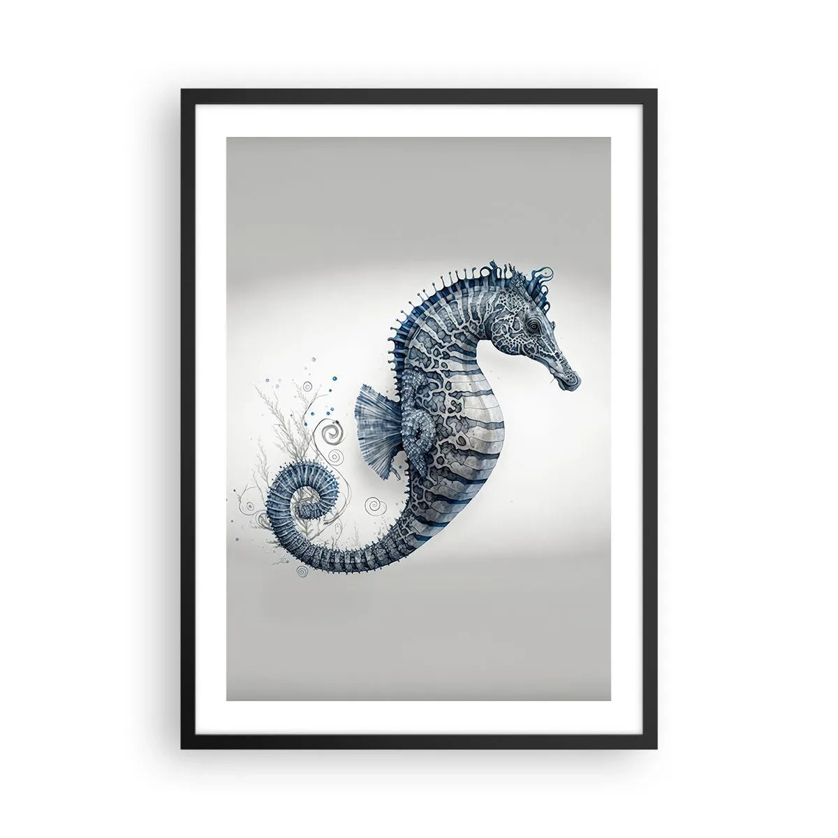 Póster en marco negro - Una sutil broma de la naturaleza - 50x70 cm