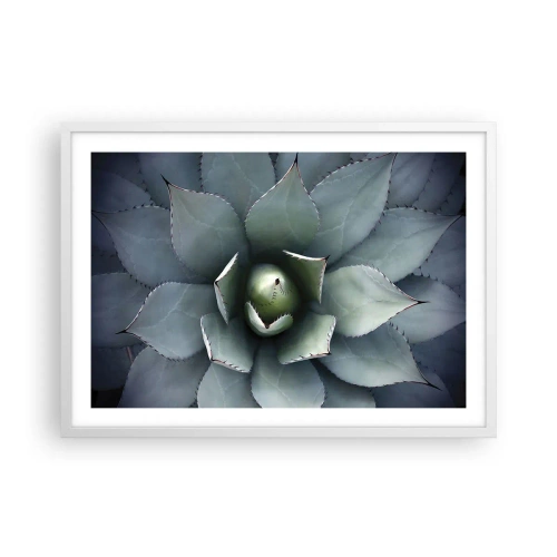 Póster en marco blanco - Perfección natural - 70x50 cm