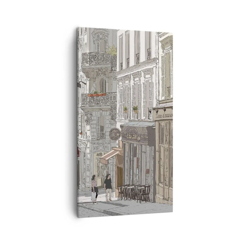 Cuadro sobre lienzo - Impresión de Imagen - Alegrías urbanas - 45x80 cm
