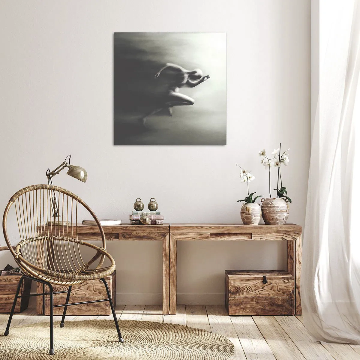 Cuadro sobre lienzo - Impresión de Imagen - Imparable - 30x30 cm