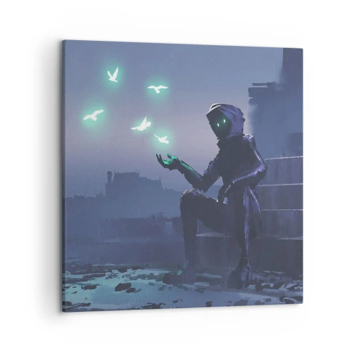 Cuadro sobre lienzo - Impresión de Imagen - La vida volverá - 50x50 cm