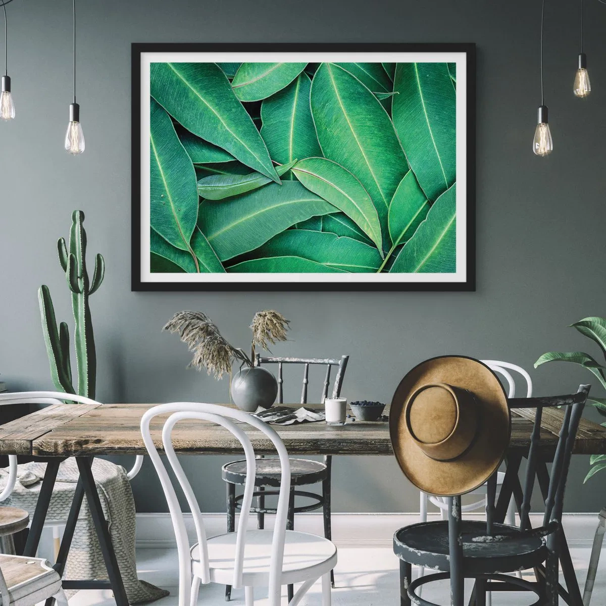 Póster en marco negro - Jugosidad y frescura - 91x61 cm