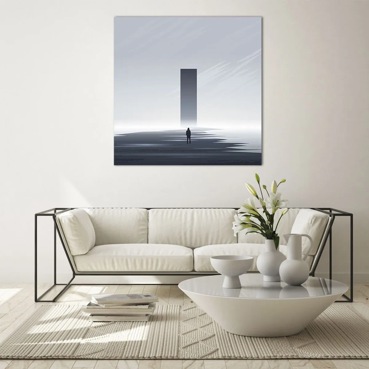 Cuadro sobre vidrio - Impresiones sobre Vidrio - ¿Oportunidad o amenaza? - 40x40 cm