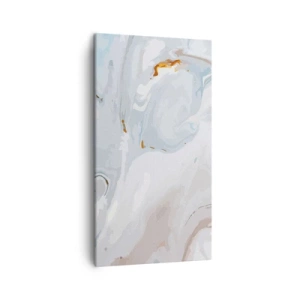 Cuadro sobre lienzo - Impresión de Imagen - Blanco fusión - 45x80 cm