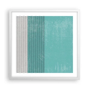 Póster en marco blanco - Composición equilibrada - 50x50 cm