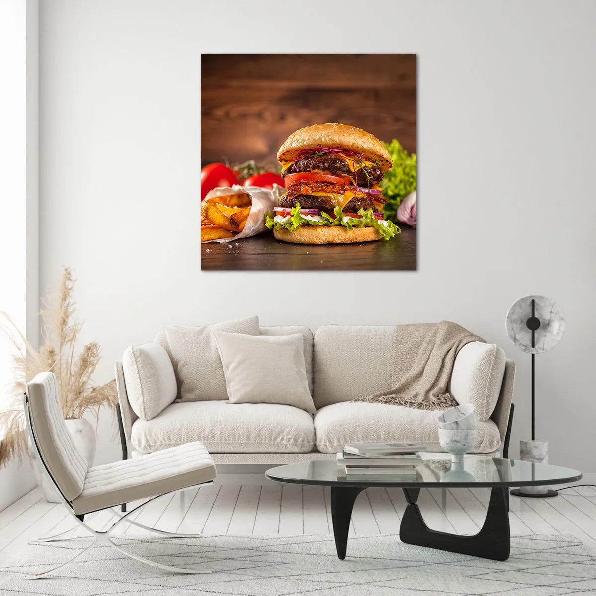 Cuadro sobre vidrio - Impresiones sobre Vidrio - Fruta prohibida - 70x70 cm