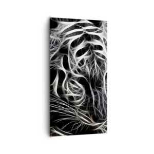 Cuadro sobre lienzo - Impresión de Imagen - Un estudio sobre la ligereza felina - 65x120 cm