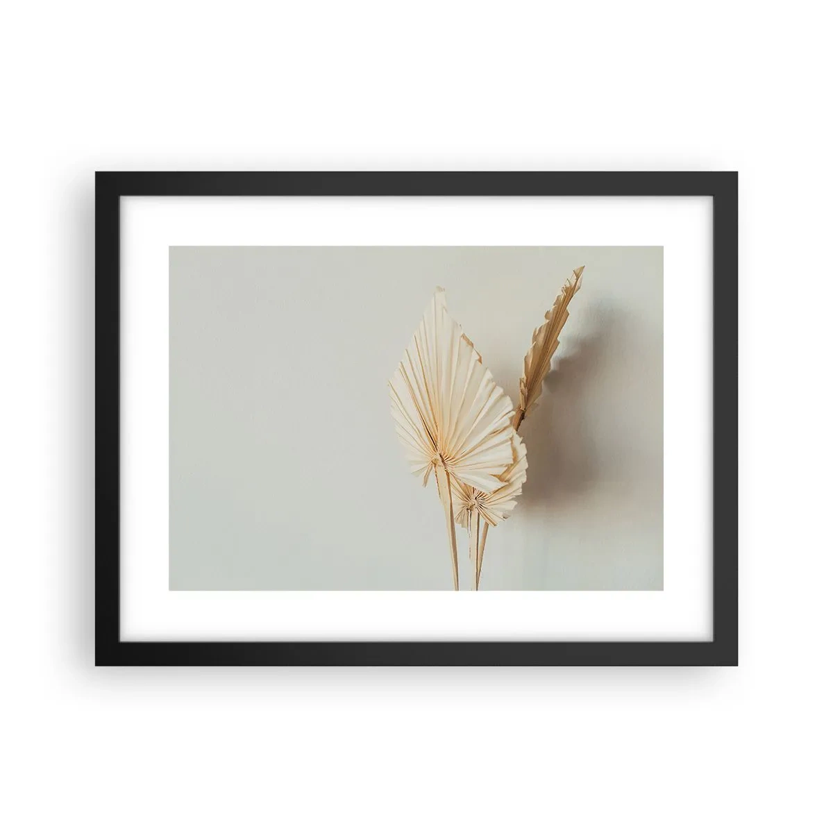 Póster en marco negro - Armonía y consuelo - 40x30 cm