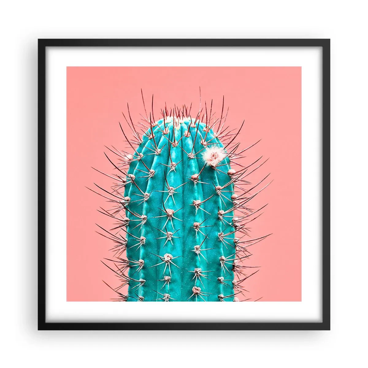 Póster en marco negro - Se mira, pero no se toca - 50x50 cm