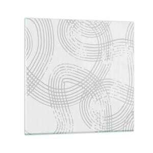 Cuadro sobre vidrio - Impresiones sobre Vidrio - No hay camino recto - 30x30 cm