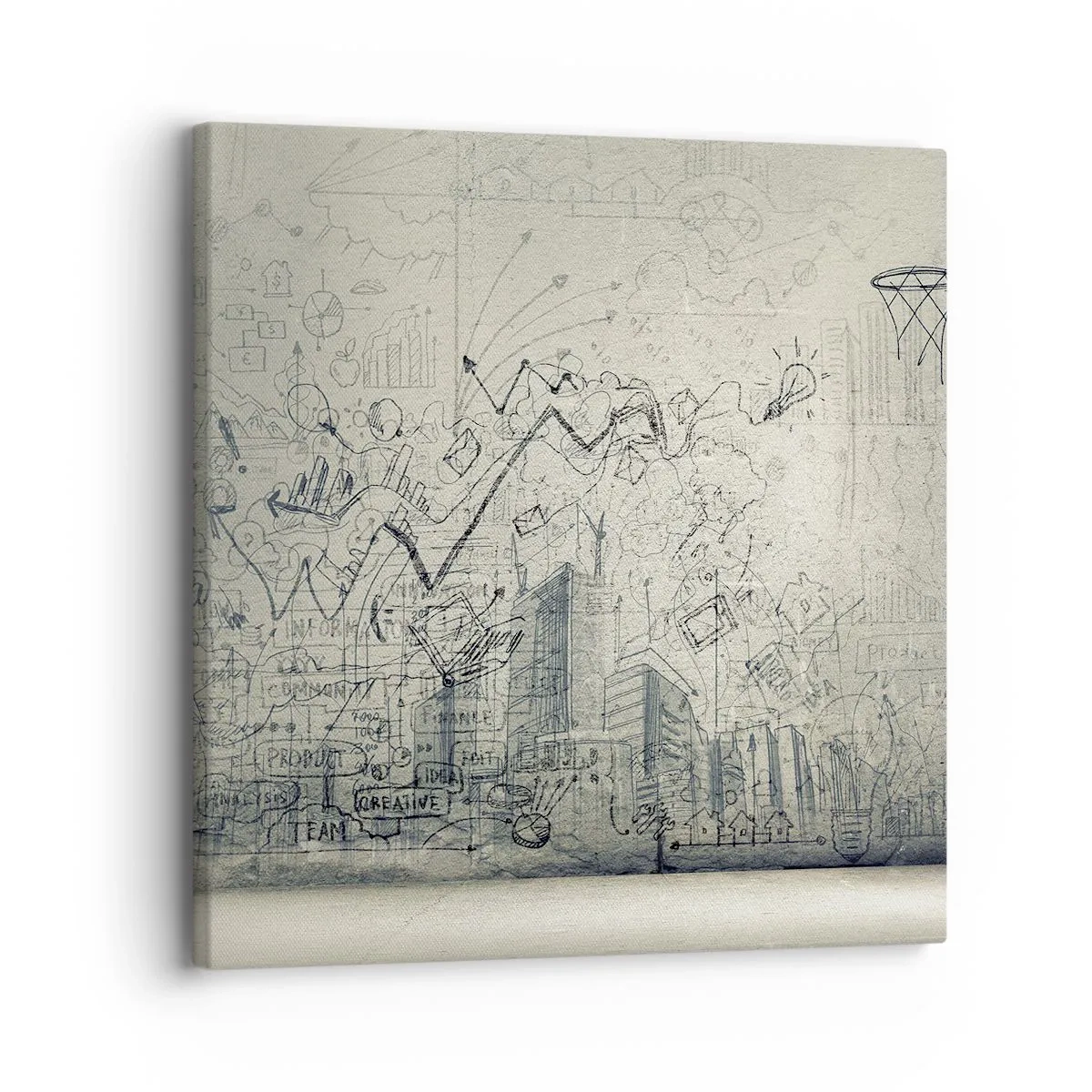 Cuadro sobre lienzo - Impresión de Imagen - Mi gloriosa vida en la ciudad - 30x30 cm