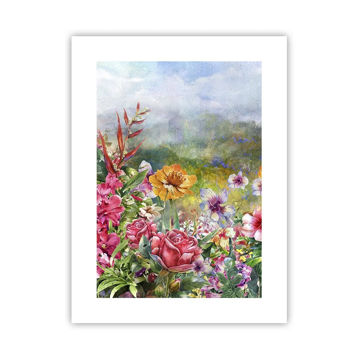 Póster - Un jardín enloquecido - 30x40 cm