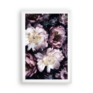 Póster en marco blanco - Un ramo a la antigua usanza - 61x91 cm
