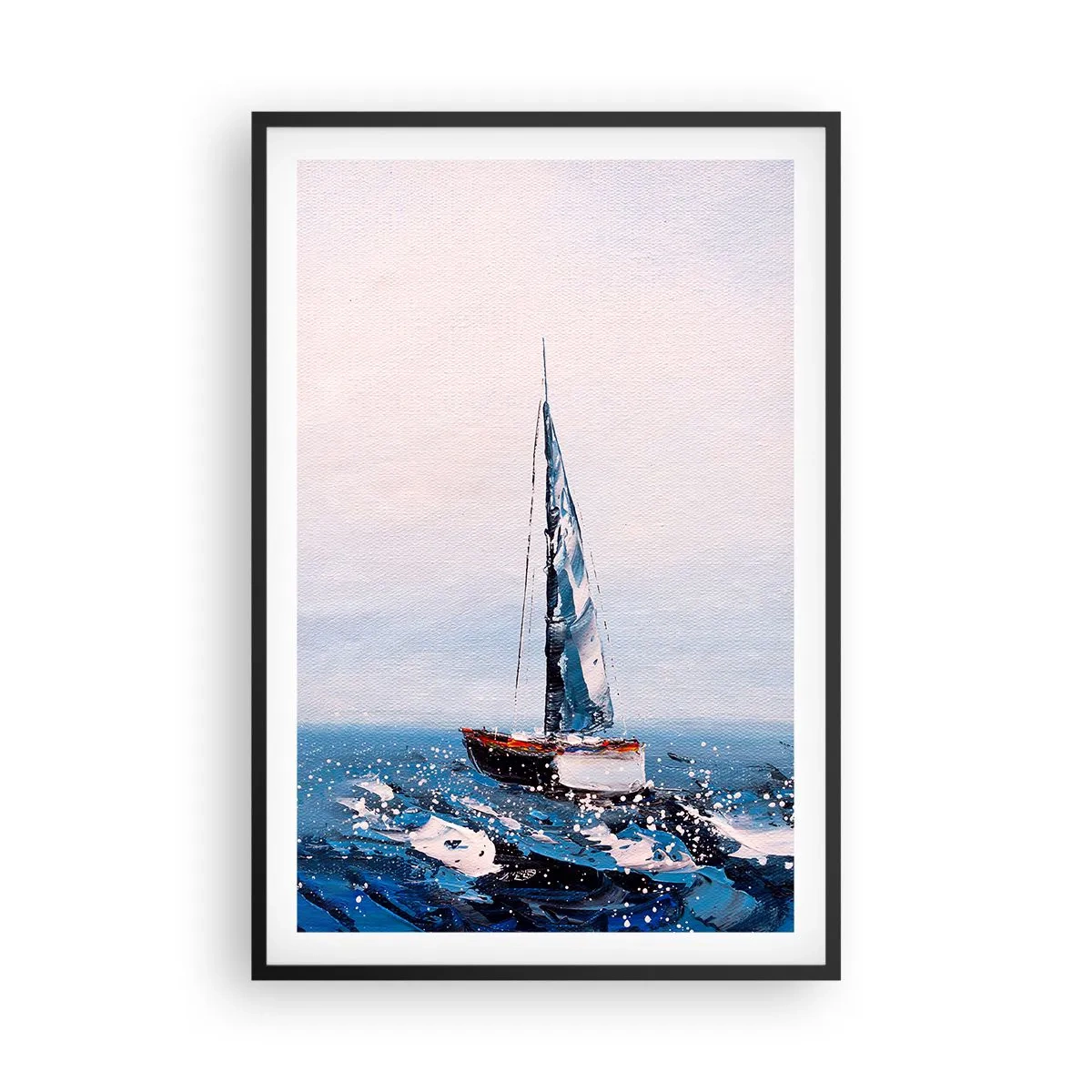 Póster en marco negro - Hermandad del viento - 61x91 cm