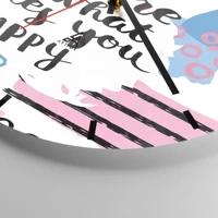 Esfera sin numeración, con rayas