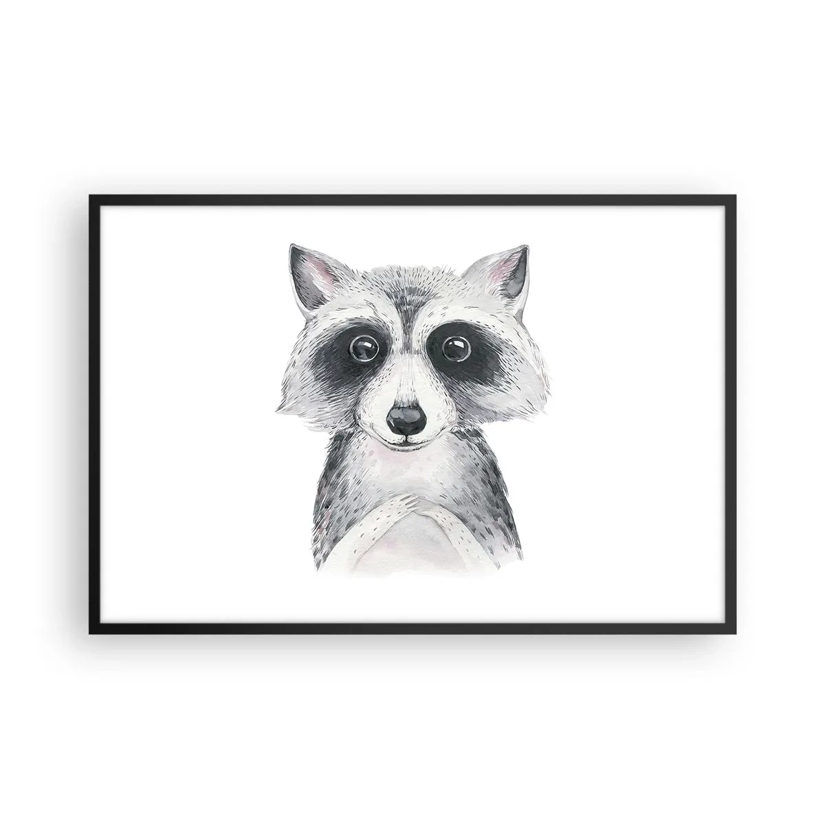 Póster en marco negro - Un momento para la emoción - 91x61 cm