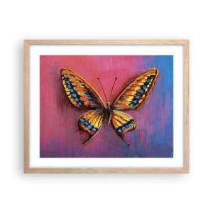 Póster en marco roble claro - Una joya de la naturaleza - 50x40 cm