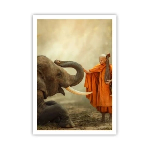 Póster - Un encuentro en un viaje - 70x100 cm