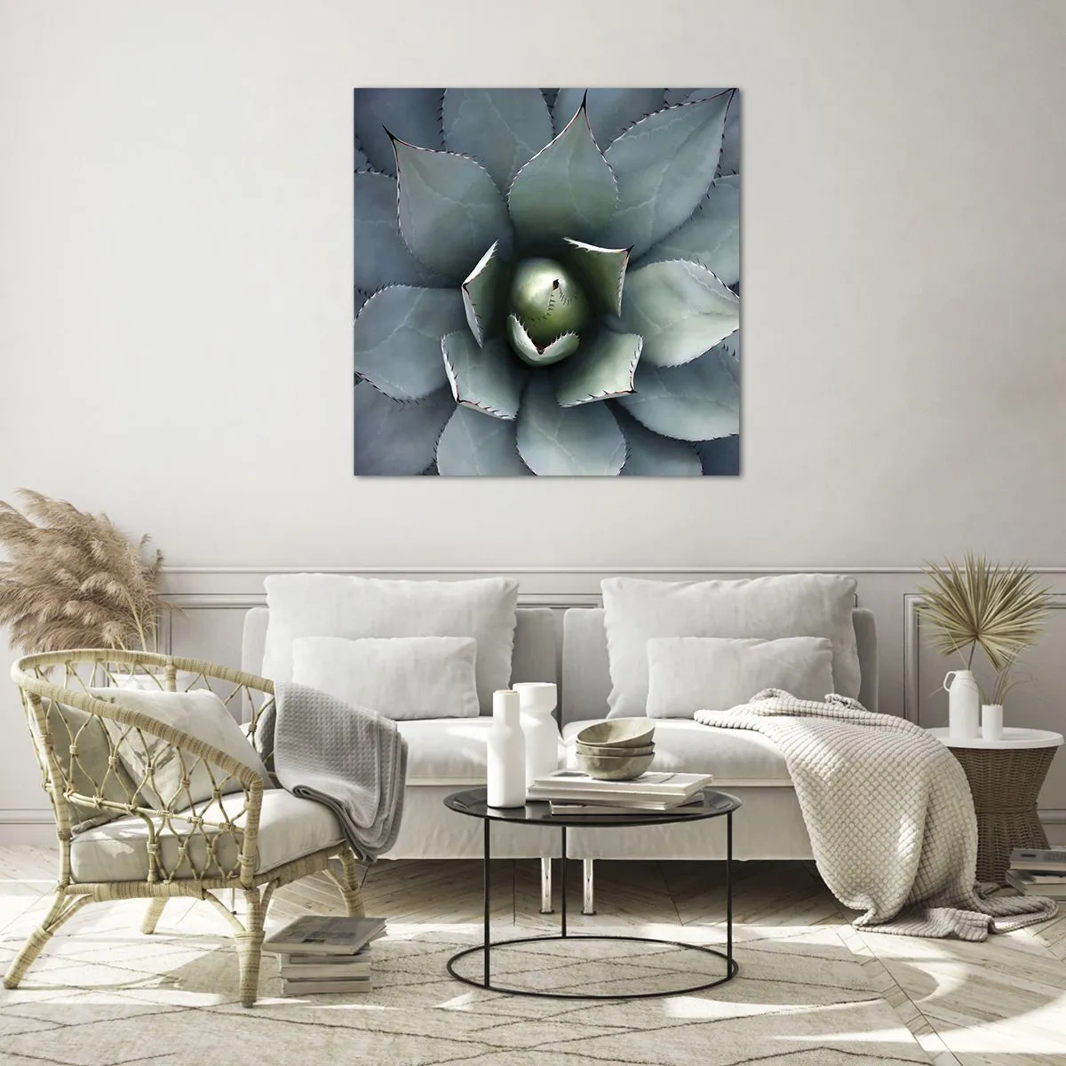 Cuadro sobre vidrio - Impresiones sobre Vidrio - Perfección natural - 70x70 cm
