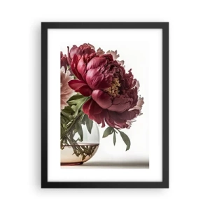 Póster en marco negro - En plena floración de la belleza - 30x40 cm
