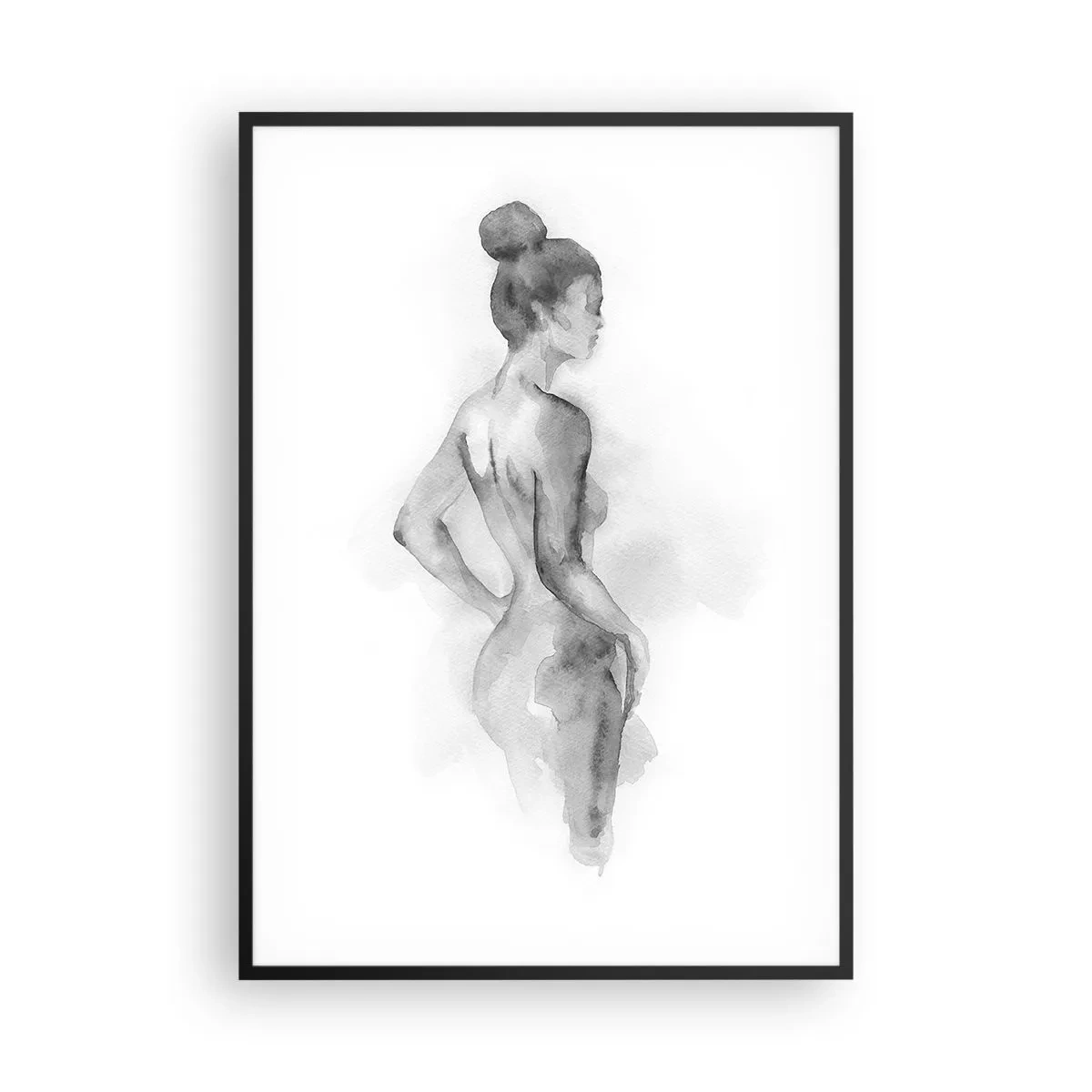 Póster en marco negro - Tan hermosa como la pintura - 70x100 cm