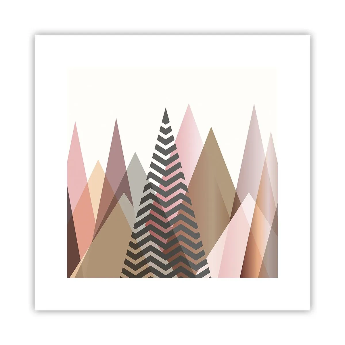 Póster - Una visión piramidal - 30x30 cm