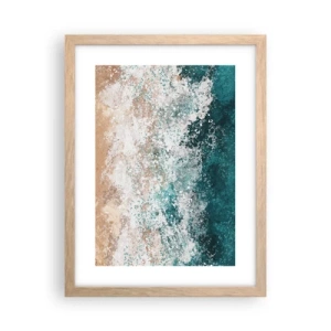 Póster en marco roble claro - Historias del mar - 30x40 cm