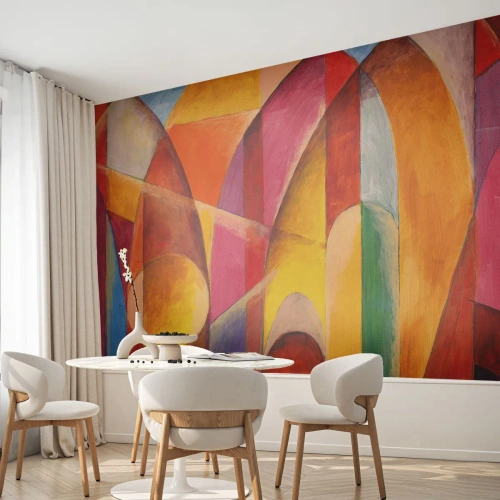 Fotomural Premium Sand - Catedral del sol - Abstracción, Pedazo, Arte Moderno - 500x350 cm