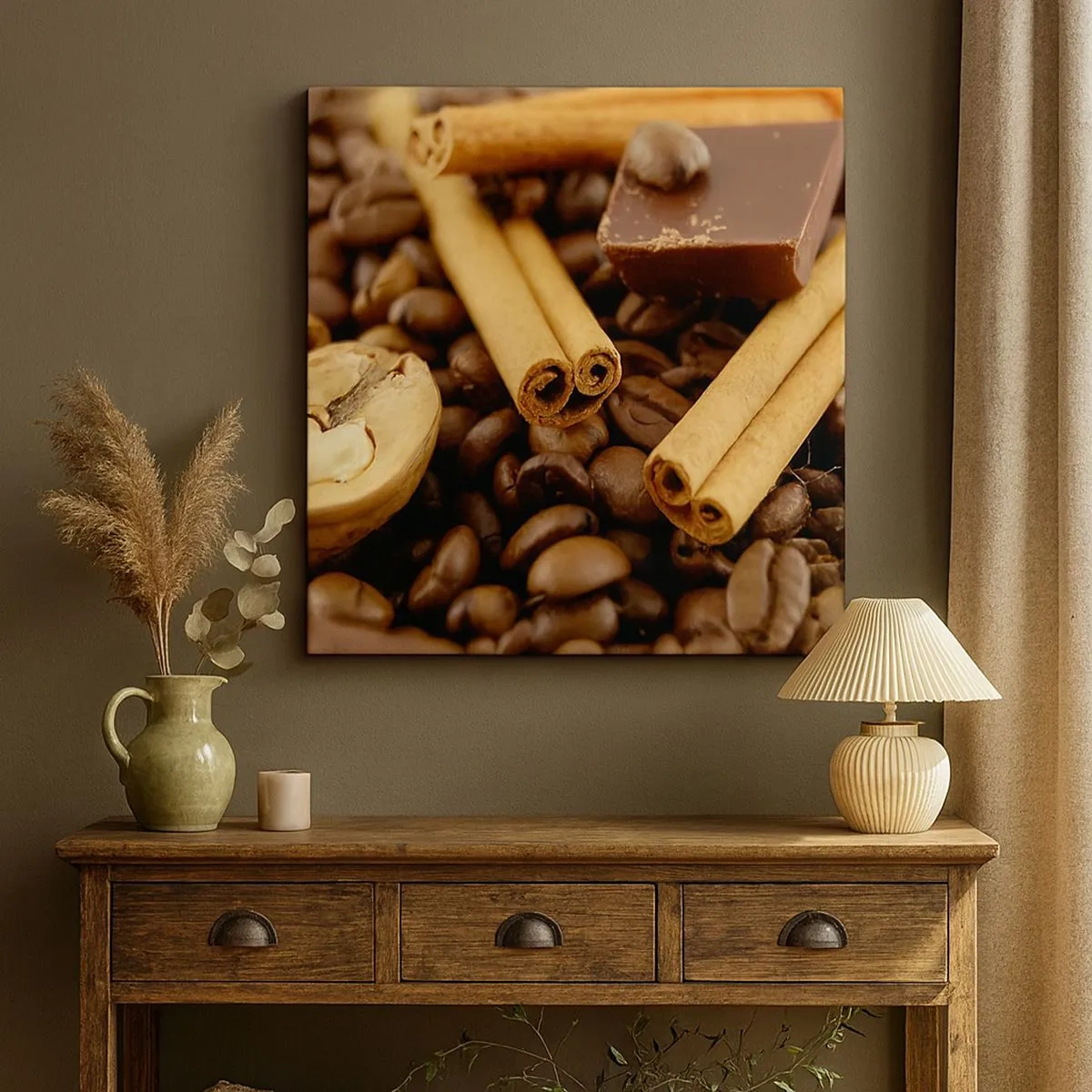 Cuadro sobre lienzo - Impresión de Imagen - Concierto de aromas - 30x30 cm