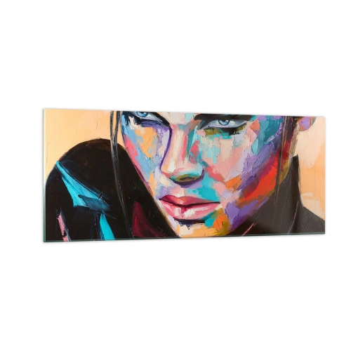 Cuadro sobre vidrio - Impresiones sobre Vidrio - Salvaje de corazón - 100x40 cm