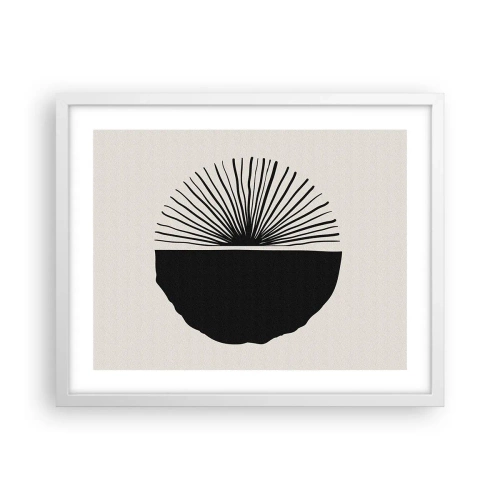 Póster en marco blanco - Un abanico de posibilidades - 50x40 cm