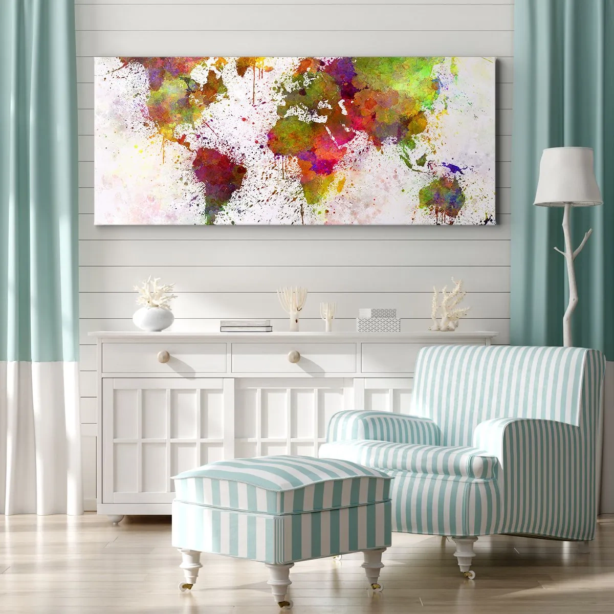 Cuadro sobre lienzo - Impresión de Imagen - De alguna manera, simplemente quedó así - 90x30 cm