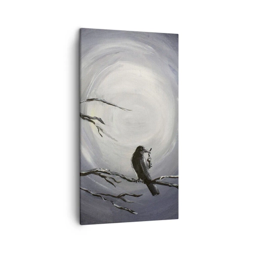 Cuadro sobre lienzo - Impresión de Imagen - La clave del misterio de la noche - 45x80 cm