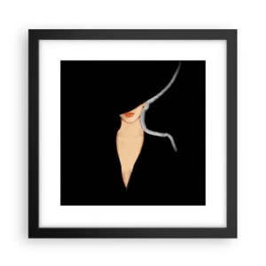 Póster en marco negro - Elegancia y estilo - 30x30 cm