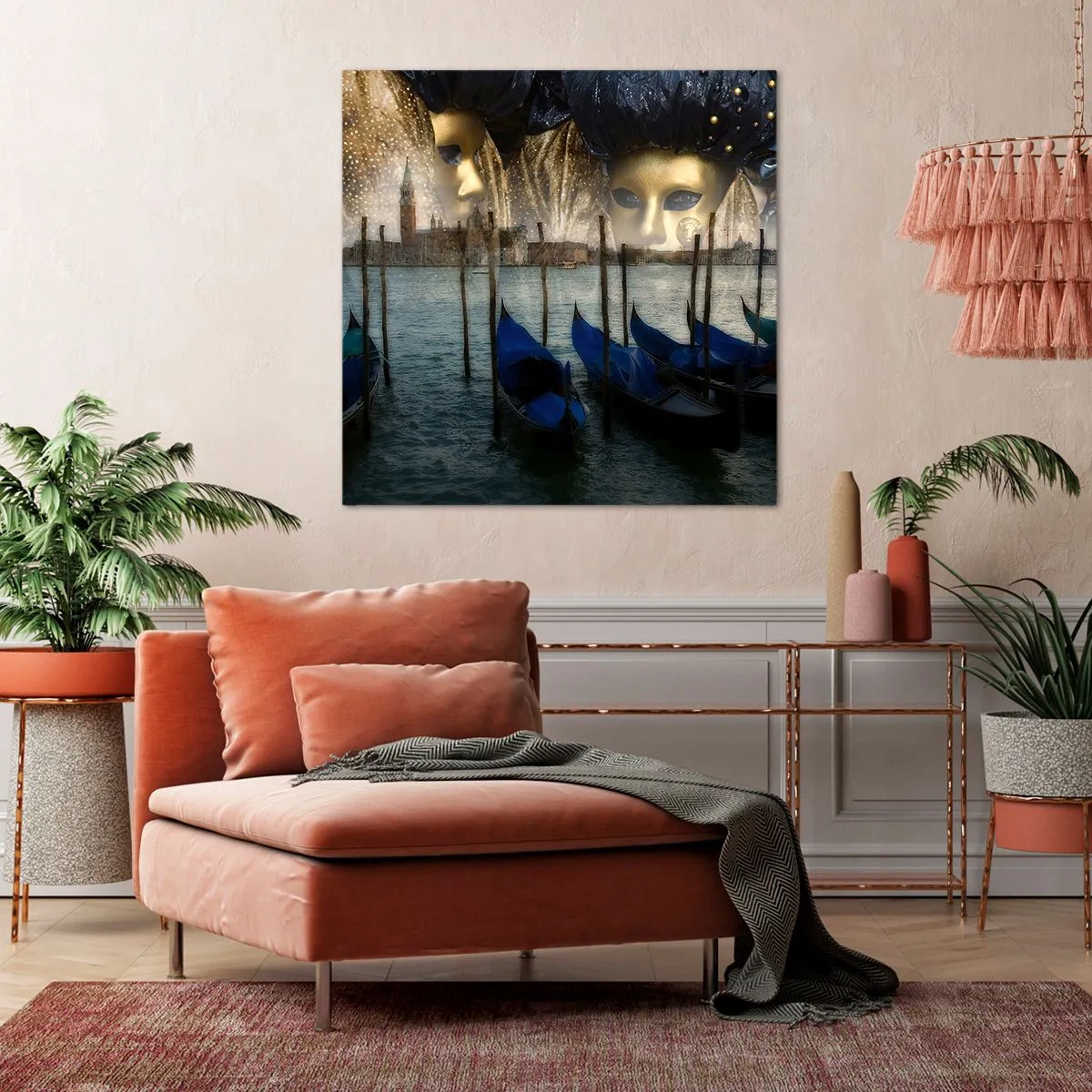 Cuadro sobre lienzo - Impresión de Imagen - El tiempo de carnaval ha comenzado - 50x50 cm